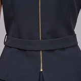 DARK BLUE BUCKLE VEST
