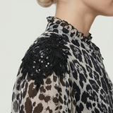LEOPAR DESENLİ ELBİSE