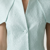 LONG VEST WITH MINT POCKET FLOOR