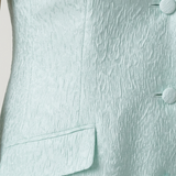LONG VEST WITH MINT POCKET FLOOR